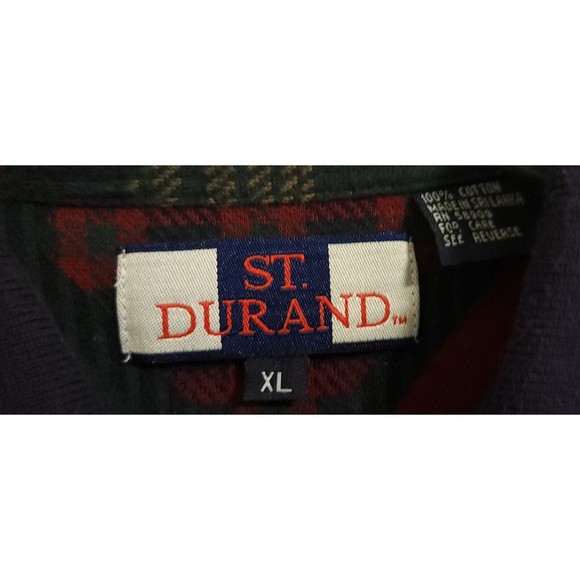 St. Durand Long Sleeve Sweater Men's Size XL Diamond Print - Picture 4 of 6